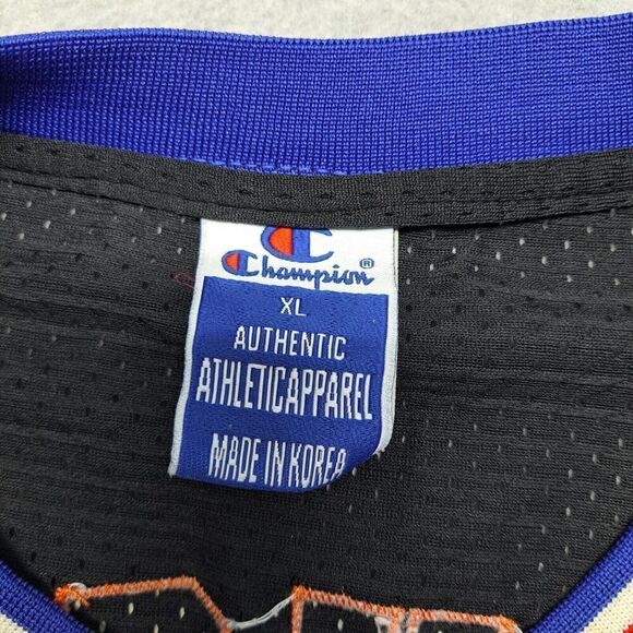 Vintage Champion Men's Basketball Jersey XL Blue Tune Squad Bugs Bunny #1 - Picture 8 of 10